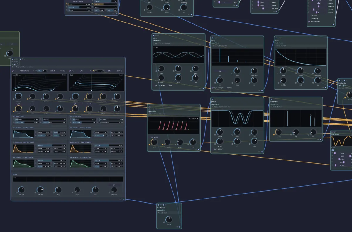 Wavetable synth rack